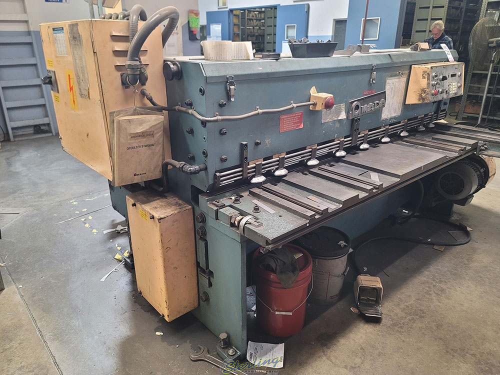 Amada-AMADA 6' X 1/4" POWER SQUARING SHEAR, MODEL M-2060, S/N 2600473-28