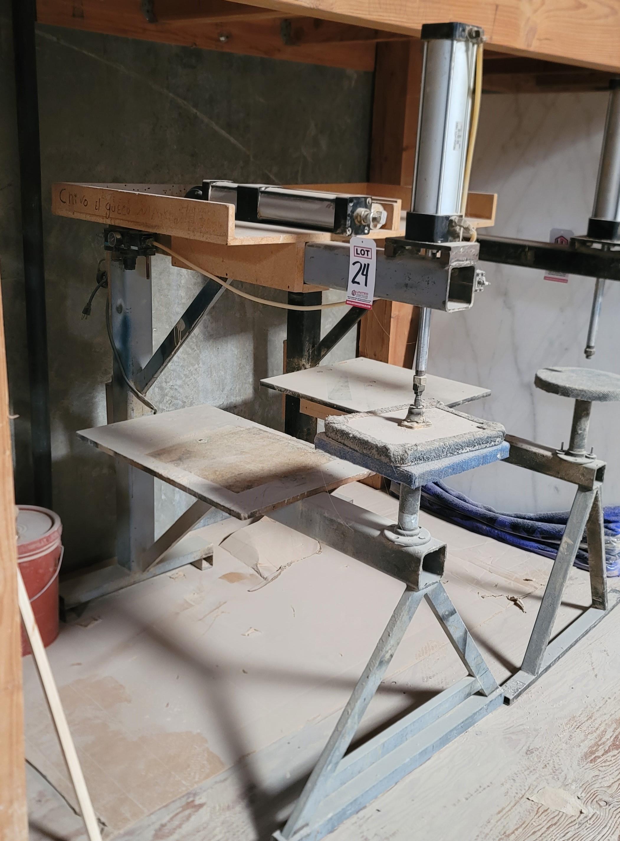 PNEUMATIC SHOP SEAT PRESS, OUT OF SERVICE - NEEDS WORK-24