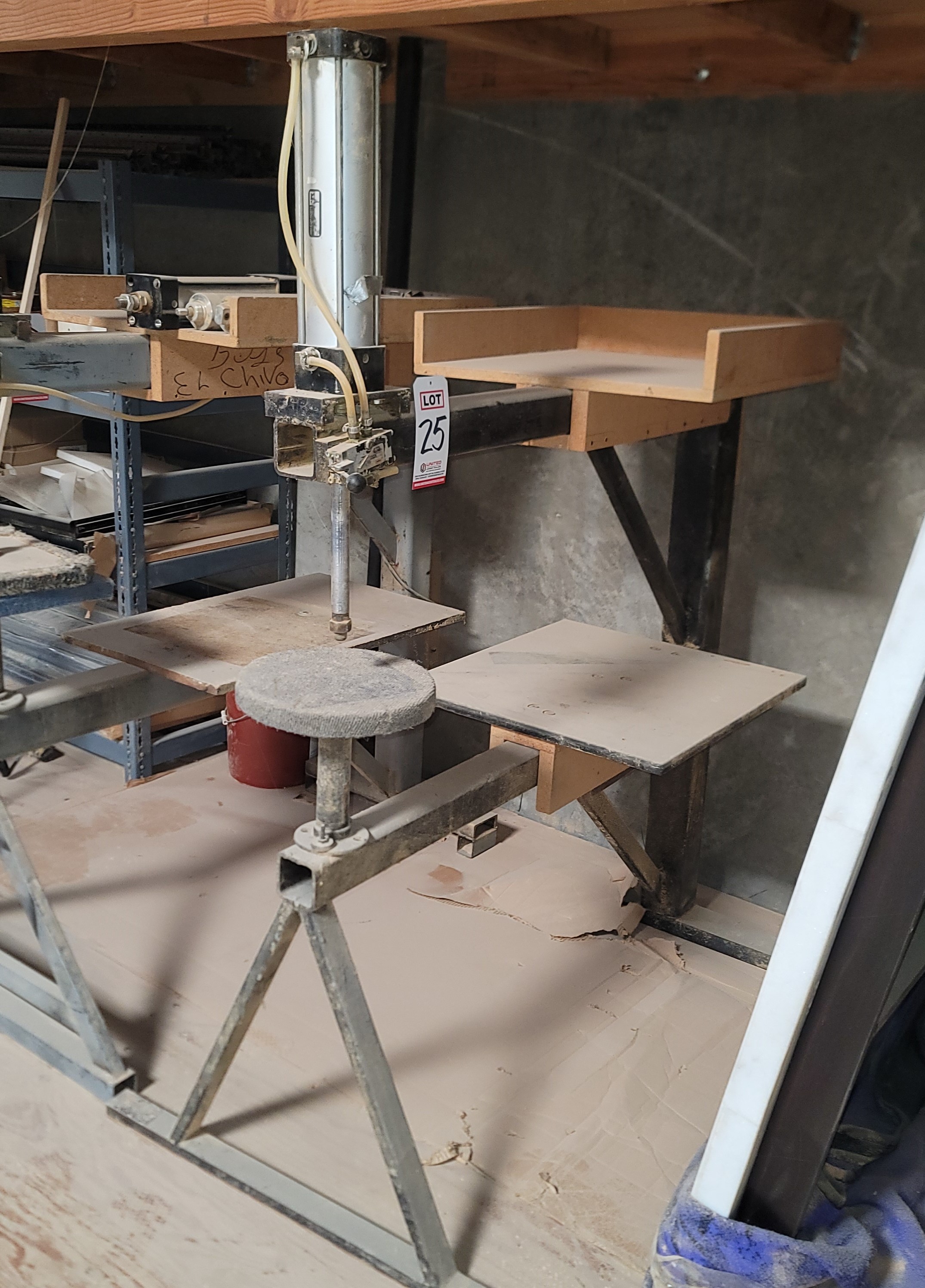PNEUMATIC SHOP SEAT PRESS, OUT OF SERVICE - NEEDS WORK-25