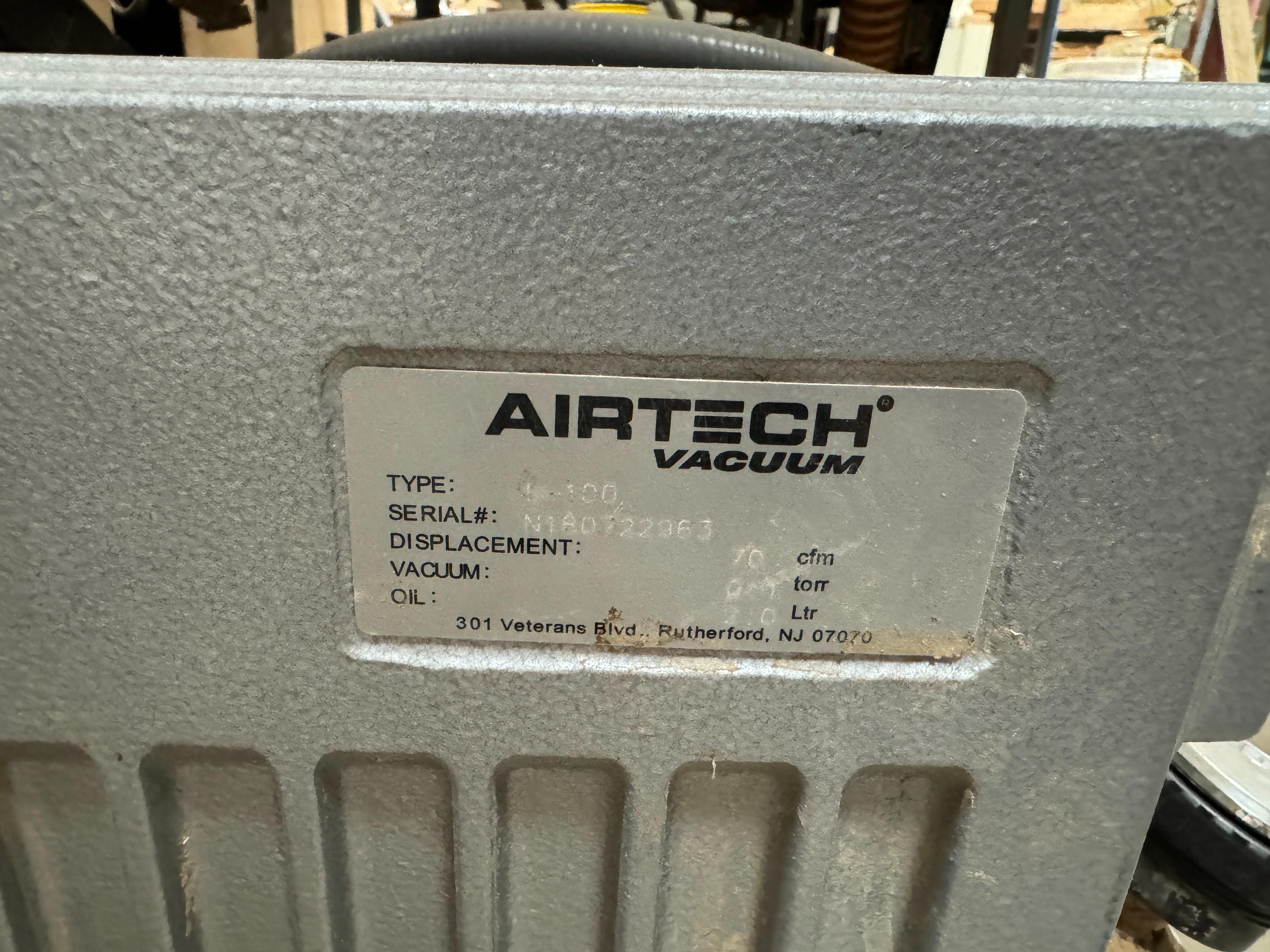 CUSTOM MADE THERMOFORMER VACUUM PRESS, 52" X 127" AIR TABLE, TRACK-30