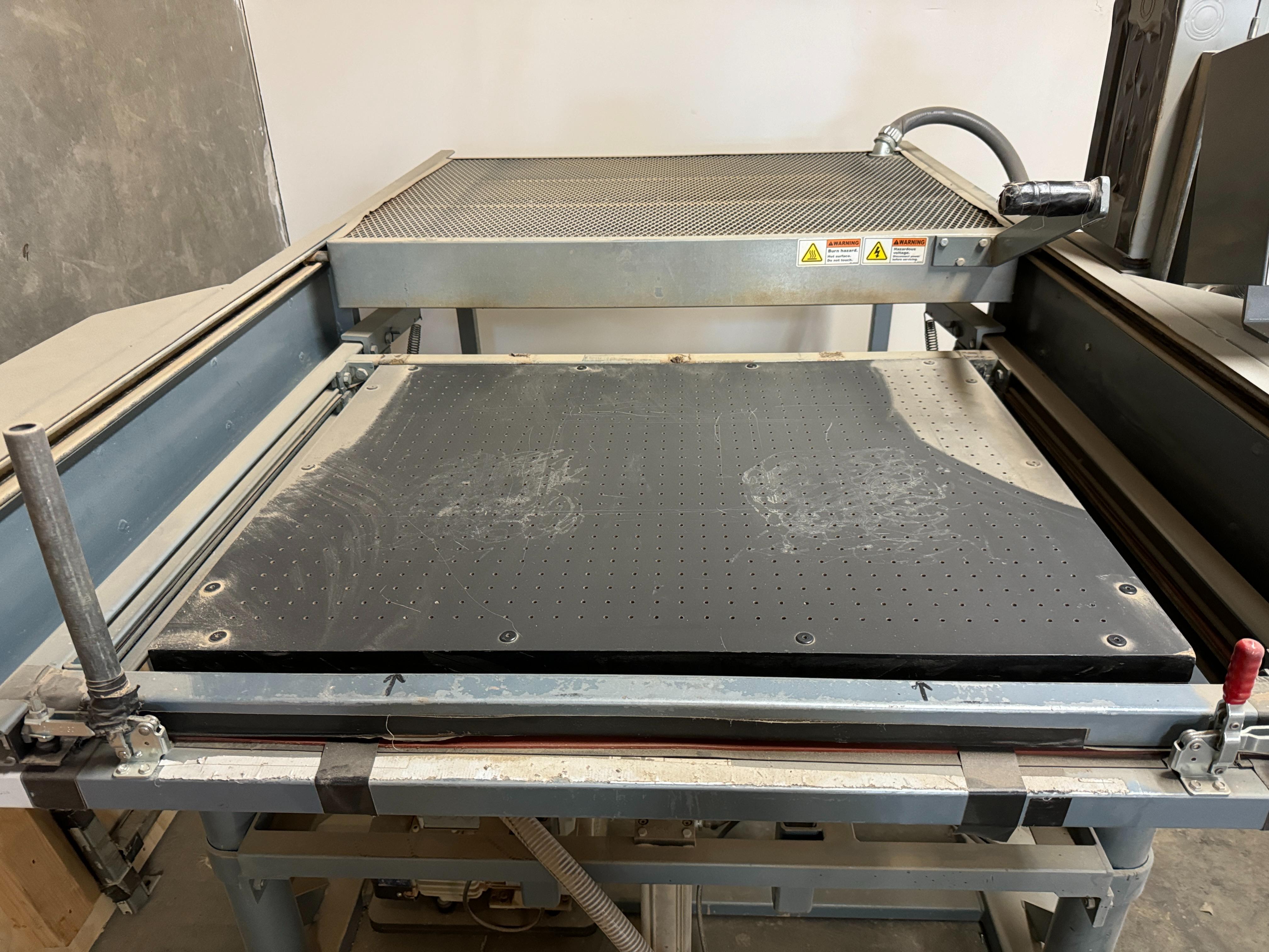 2020 BELOVAC THERMOFORMER VACUUM PRESS, 30" X 39" AIR TABLE, THIS CUSTOM-MADE BELOVAC MACHINE WILL DO A 14" DEEP DRAW-32