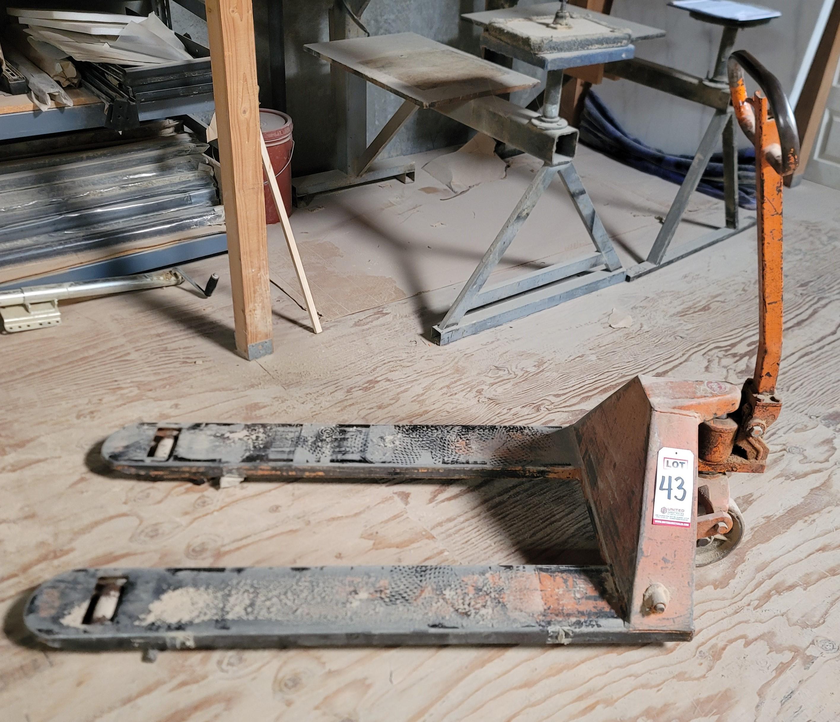 LIFT RITE L50 PALLET JACK, 5,000 LB CAPACITY-43