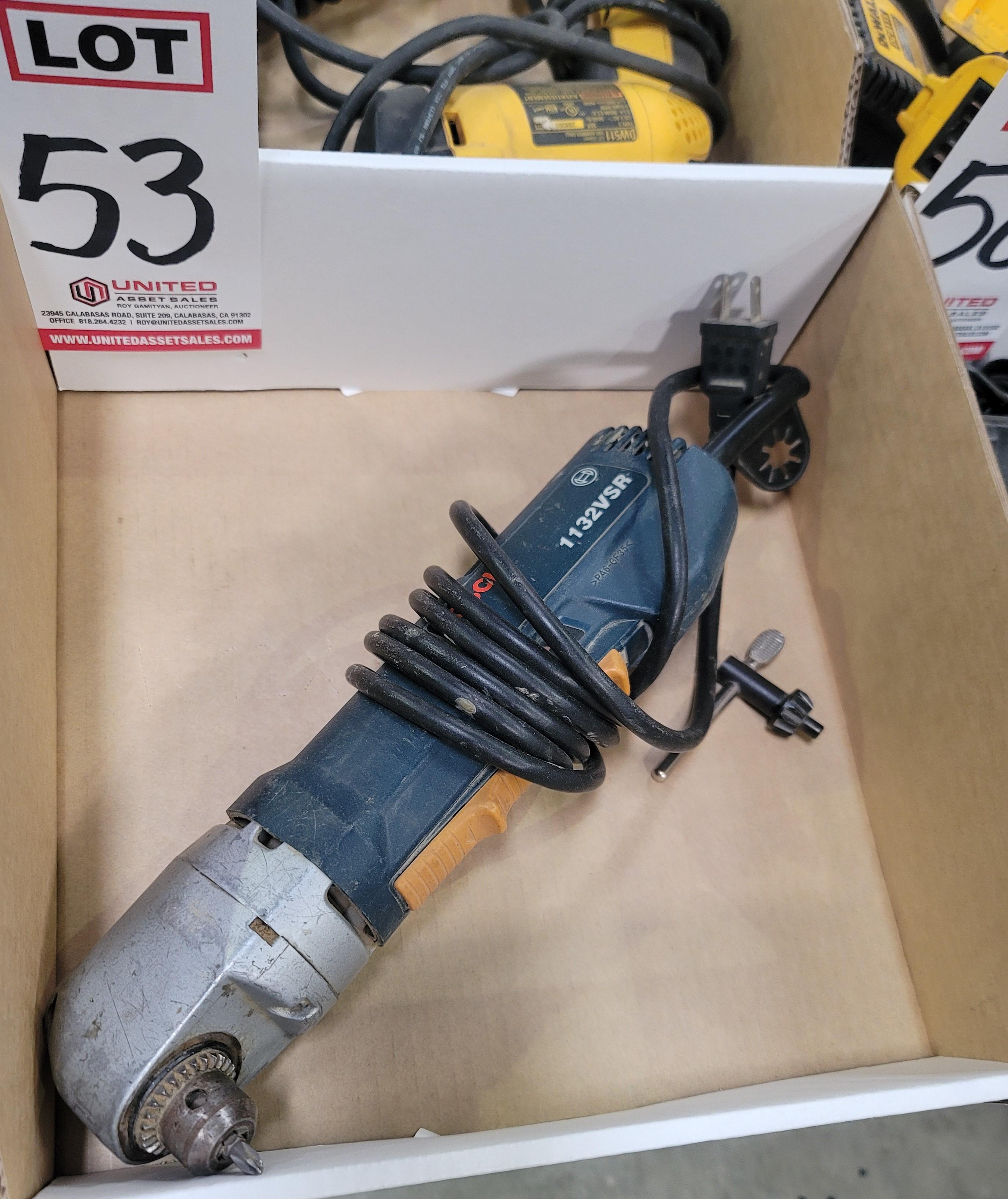 BOSCH RIGHT ANGLE DRILL, MODEL 1132VSR-53