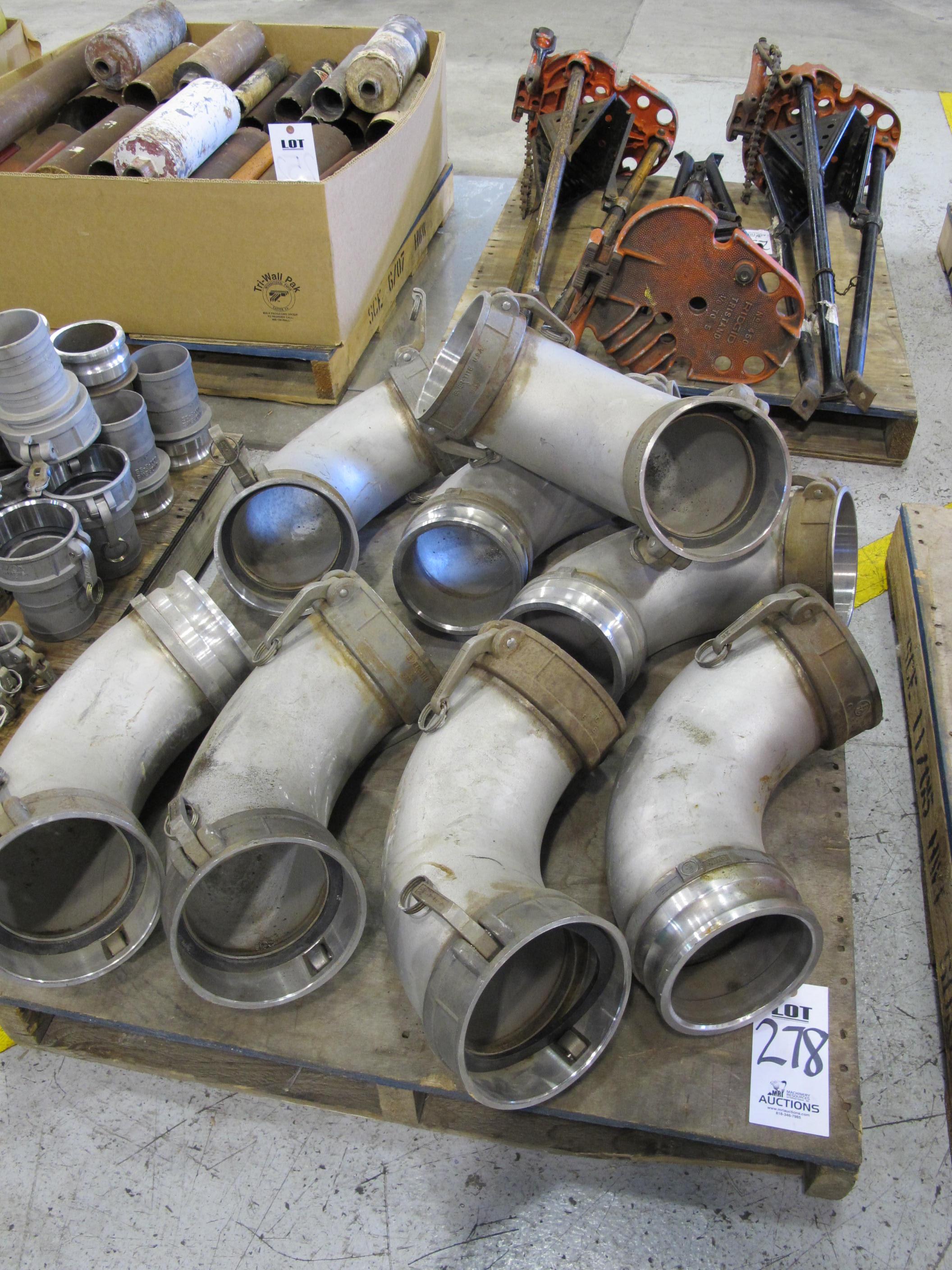 LOT (8) EVER-TITE MODEL 316SS QUICK CONNECTORS (G-49) LOADING & HANDLING FEE $15-