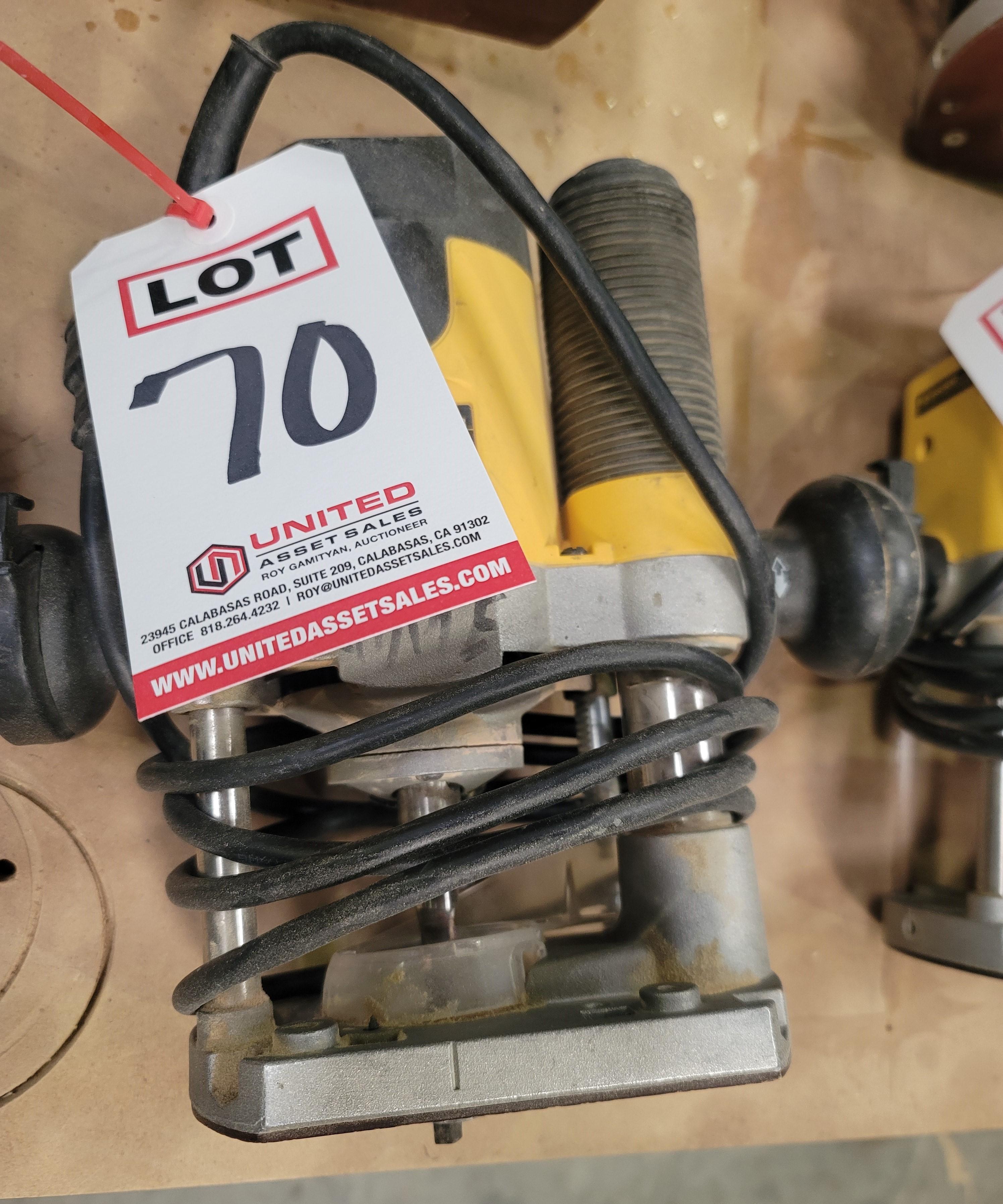 DEWALT ROUTER, MODEL DW621, 2 HP-70