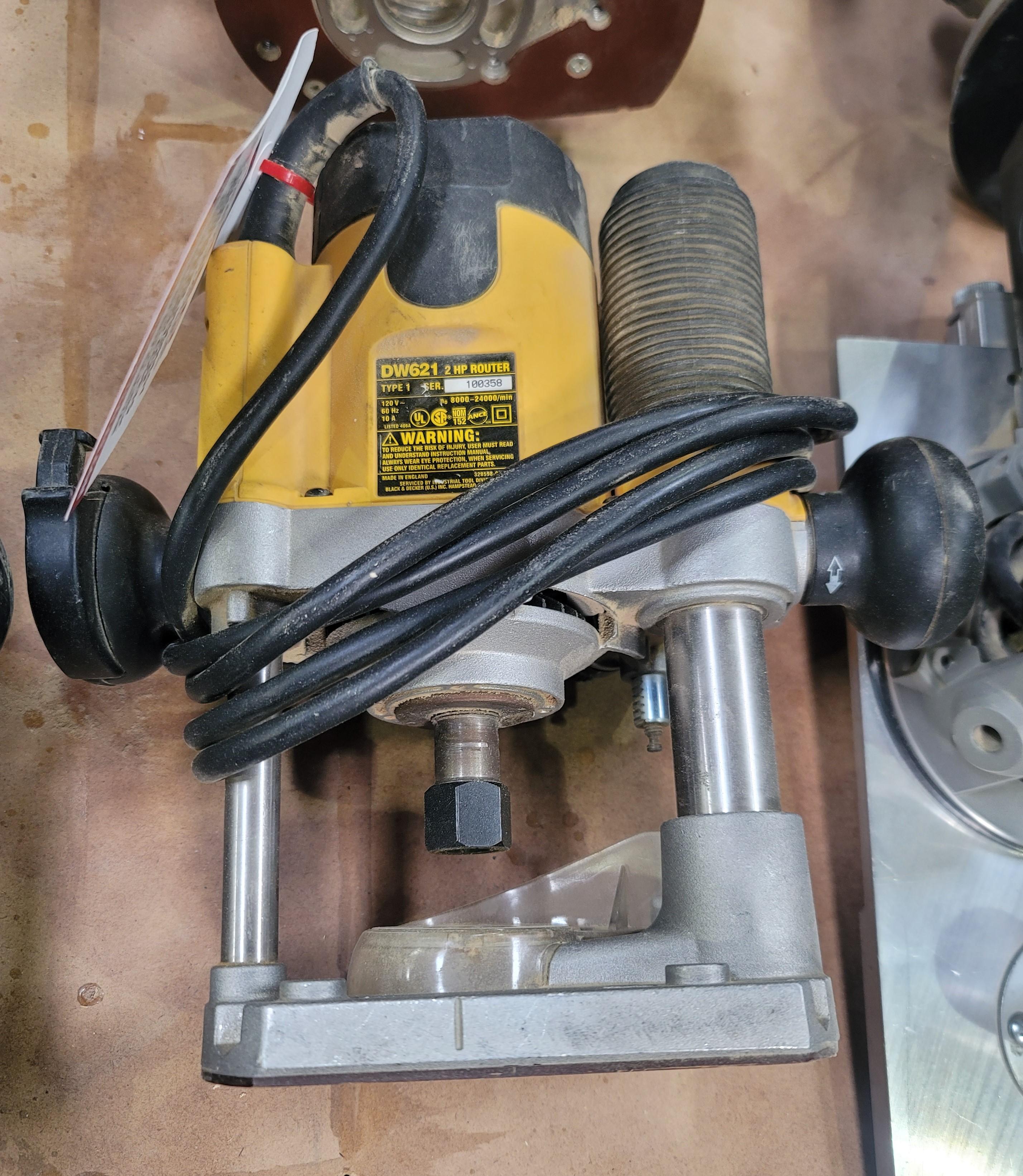 DEWALT ROUTER, MODEL DW621, 2 HP-72