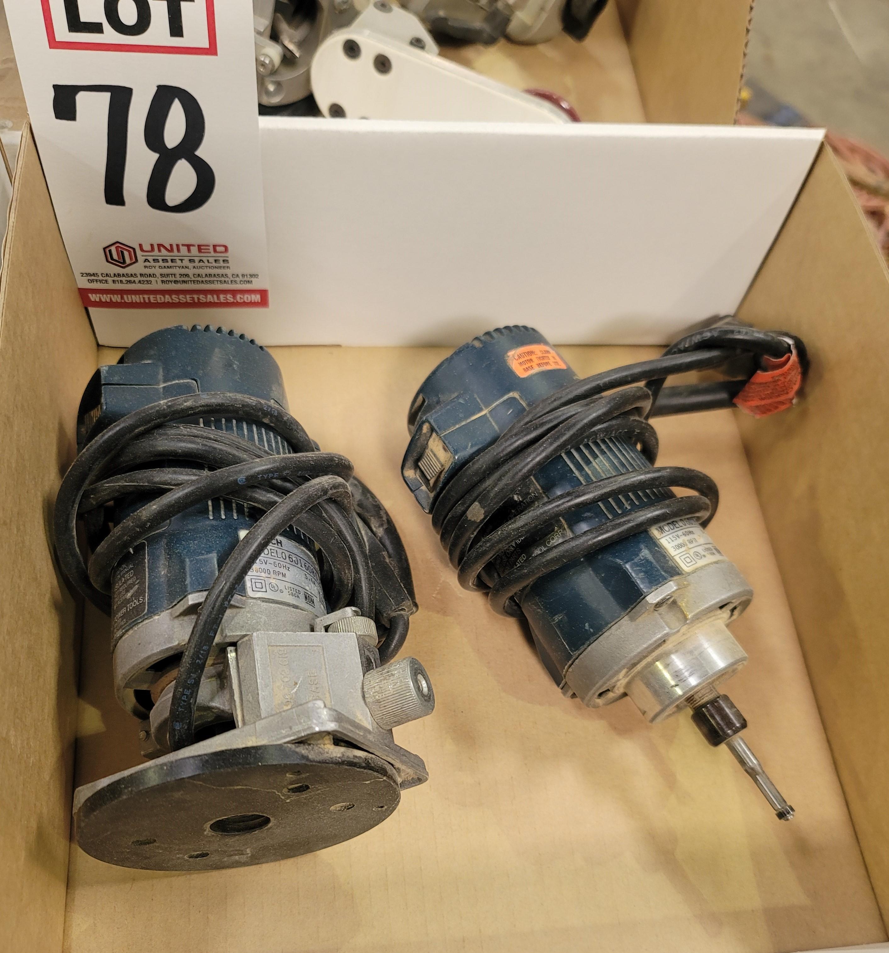 LOT - (2) BOSCH ROUTERS, MODEL 0601608034-78