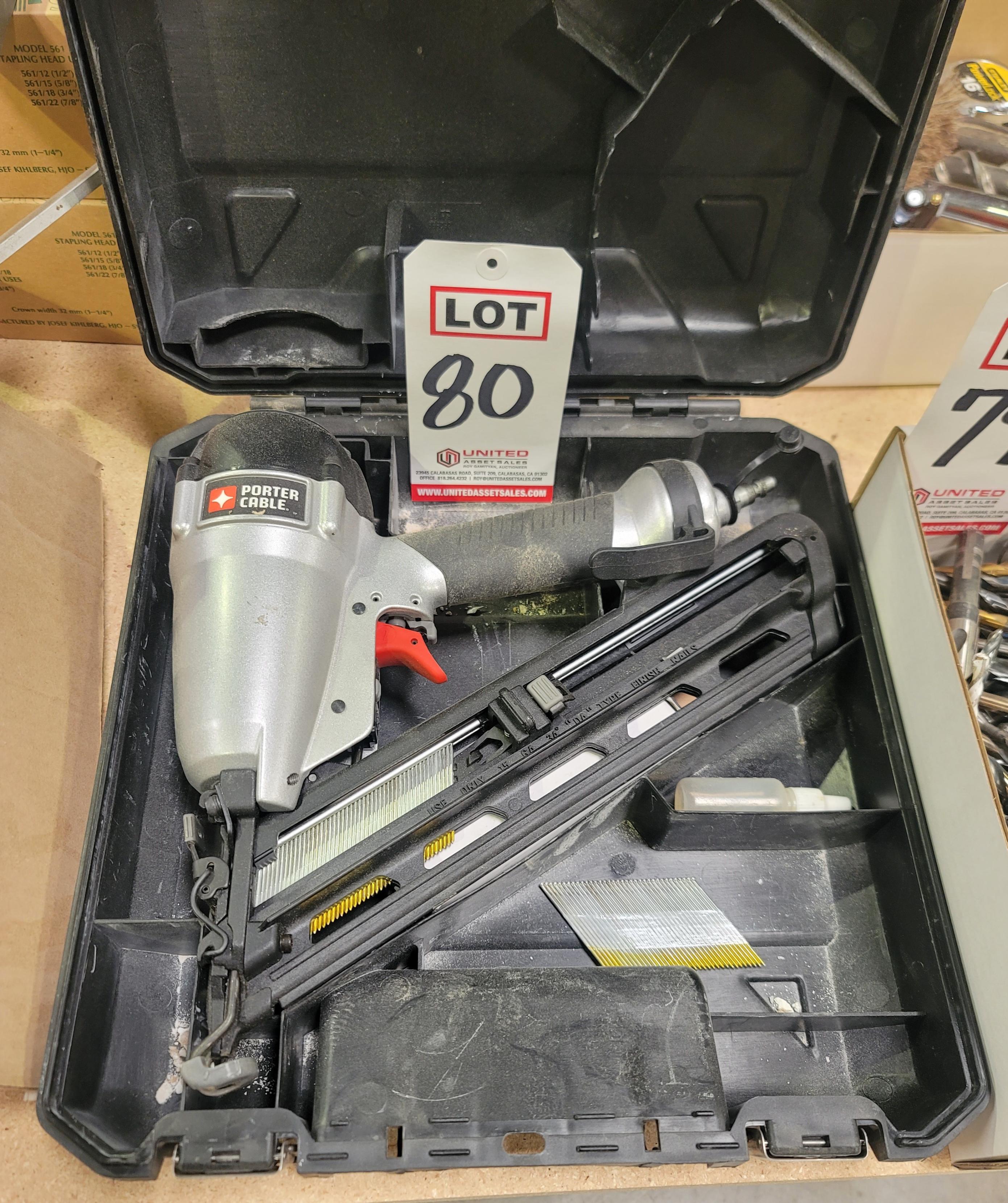 PORTER CABLE 15 GA FINISH NAILER, MODEL DA250C-80