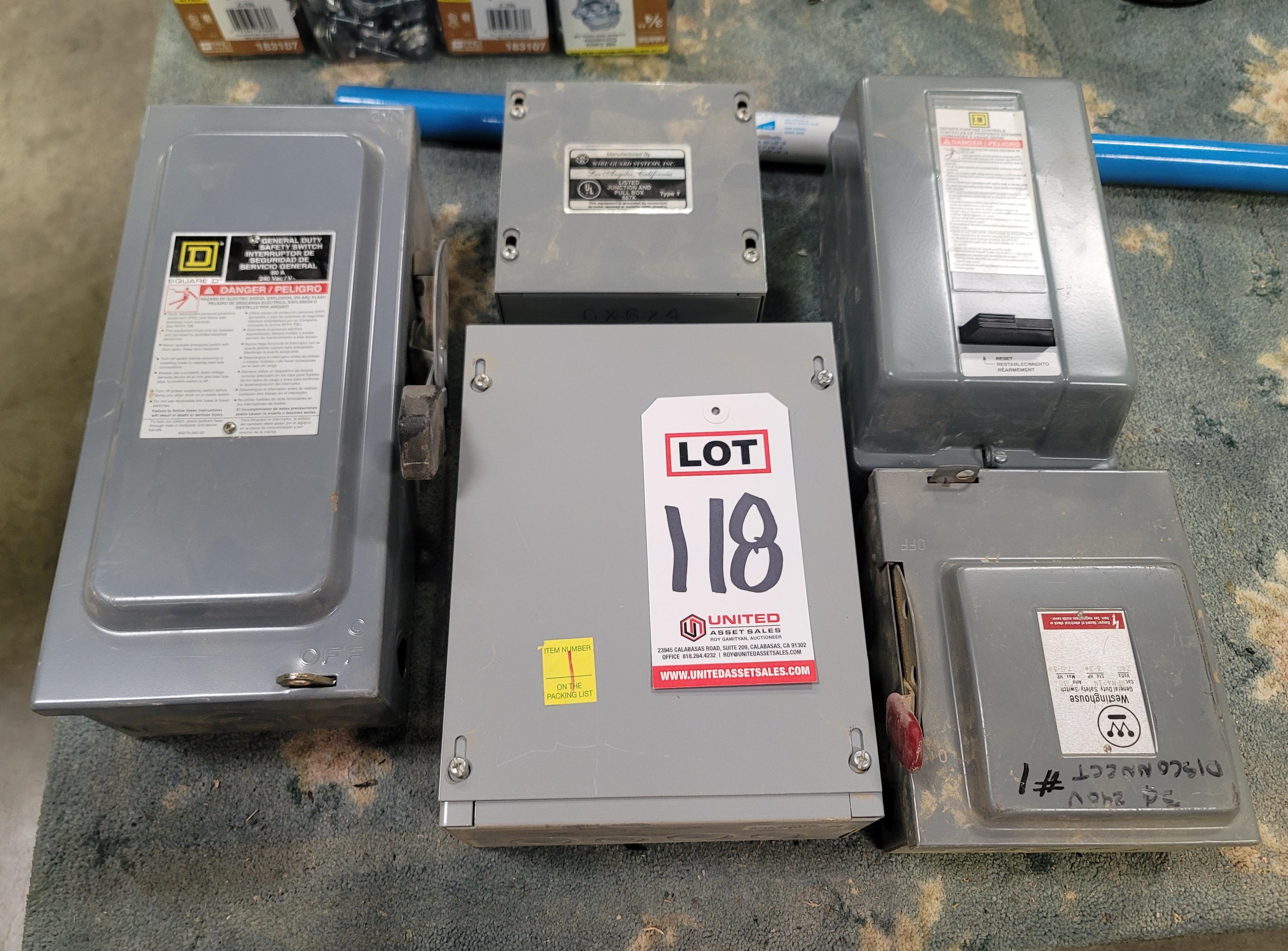 LOT - SAFETY SWITCHES-118