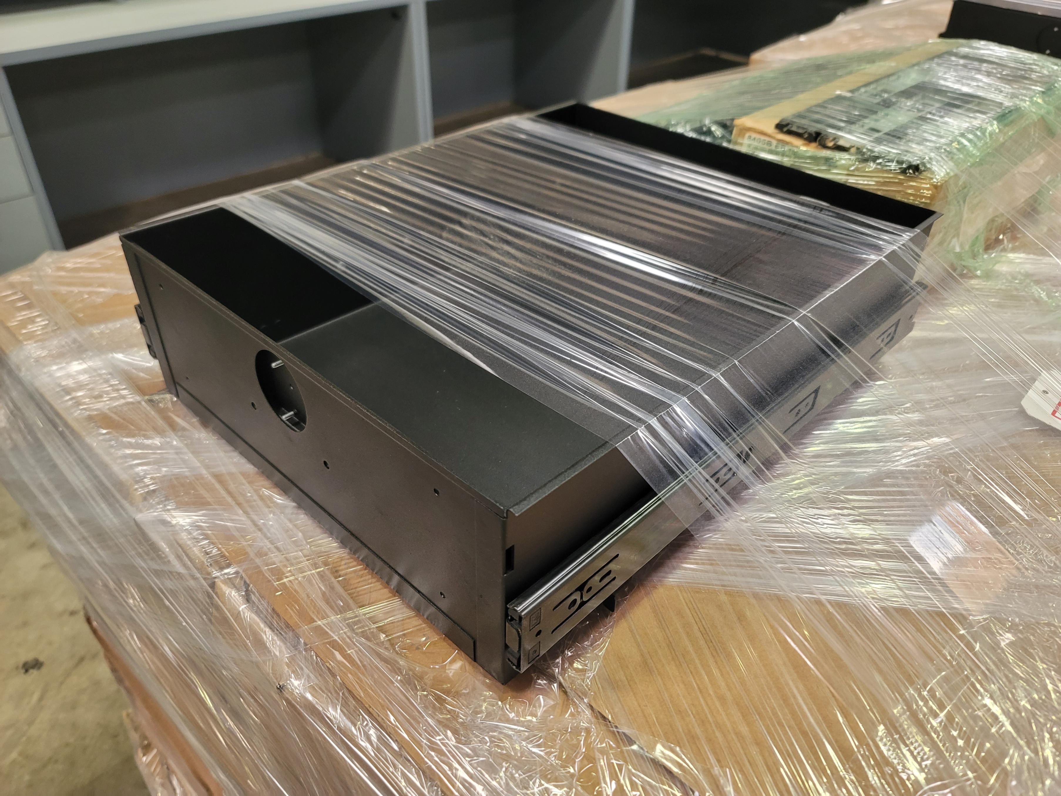 LOT - (37) METAL DRAWERS, NEW, 14-1/4" X 18" X 5", W/ SLIDES-126