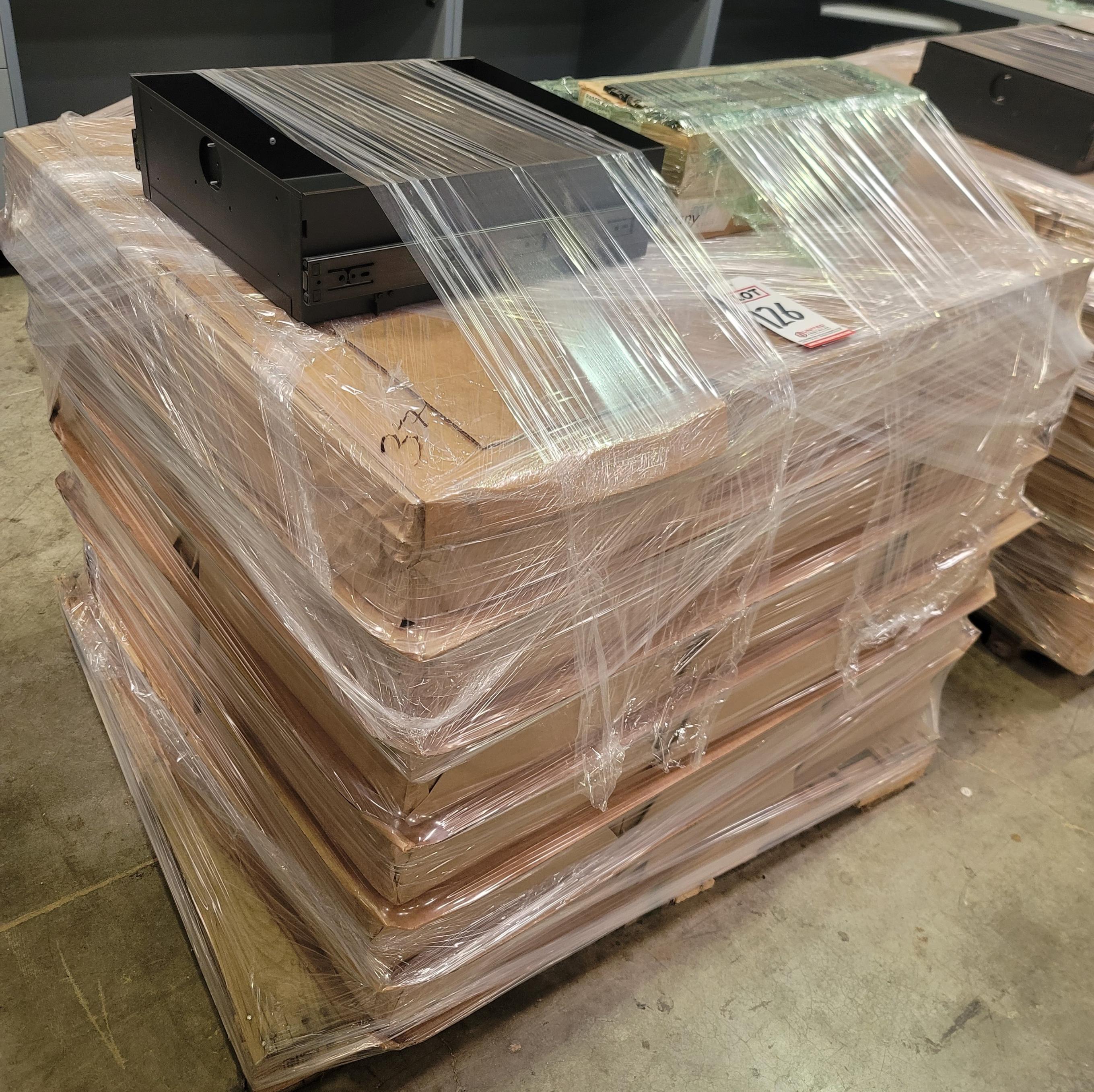 LOT - (37) METAL DRAWERS, NEW, 14-1/4" X 18" X 5", W/ SLIDES-126