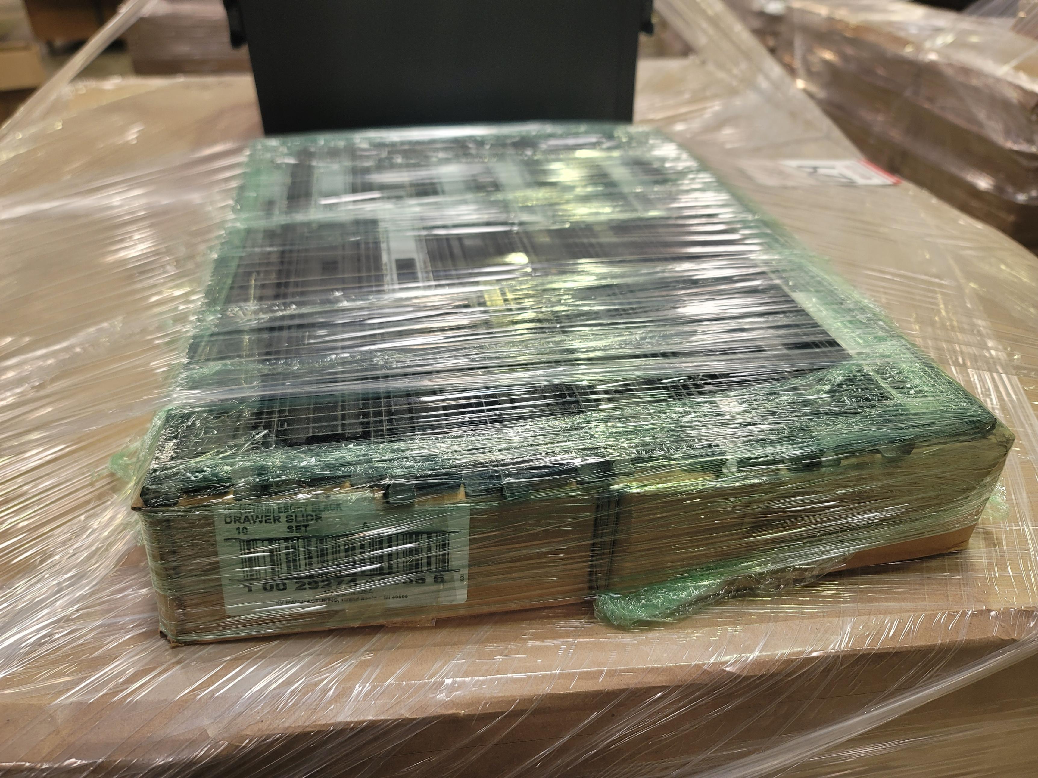 LOT - (25) METAL DRAWERS, NEW, 14-1/4" X 18" X 9-1/2", W/ SLIDES-129