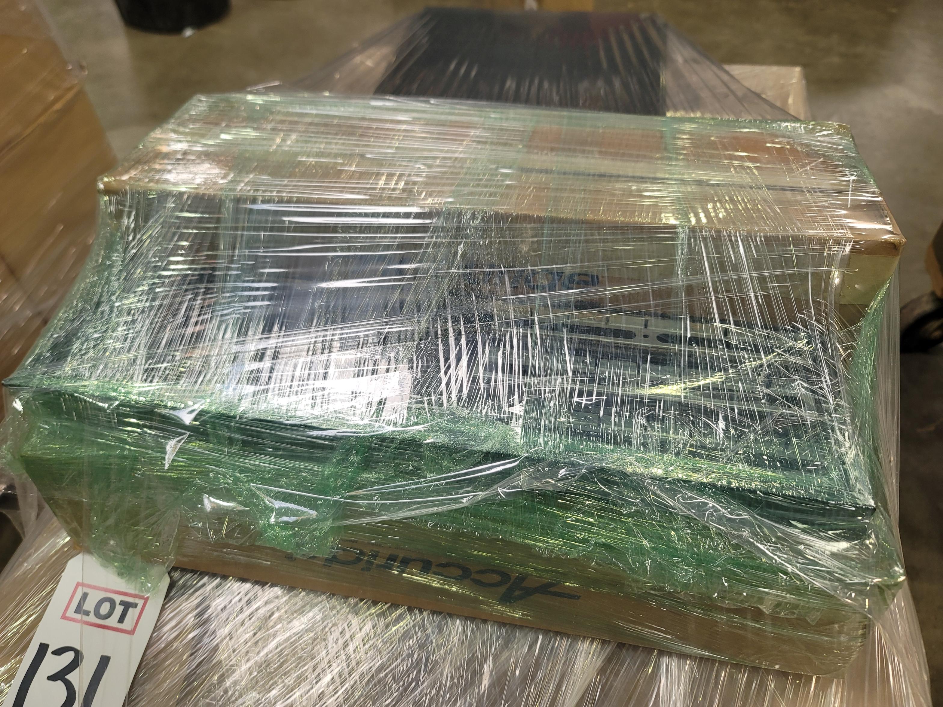 LOT - (53) METAL PULL OUTS, NEW, 12-3/4" X 20" X 2", W/ SLIDES-131