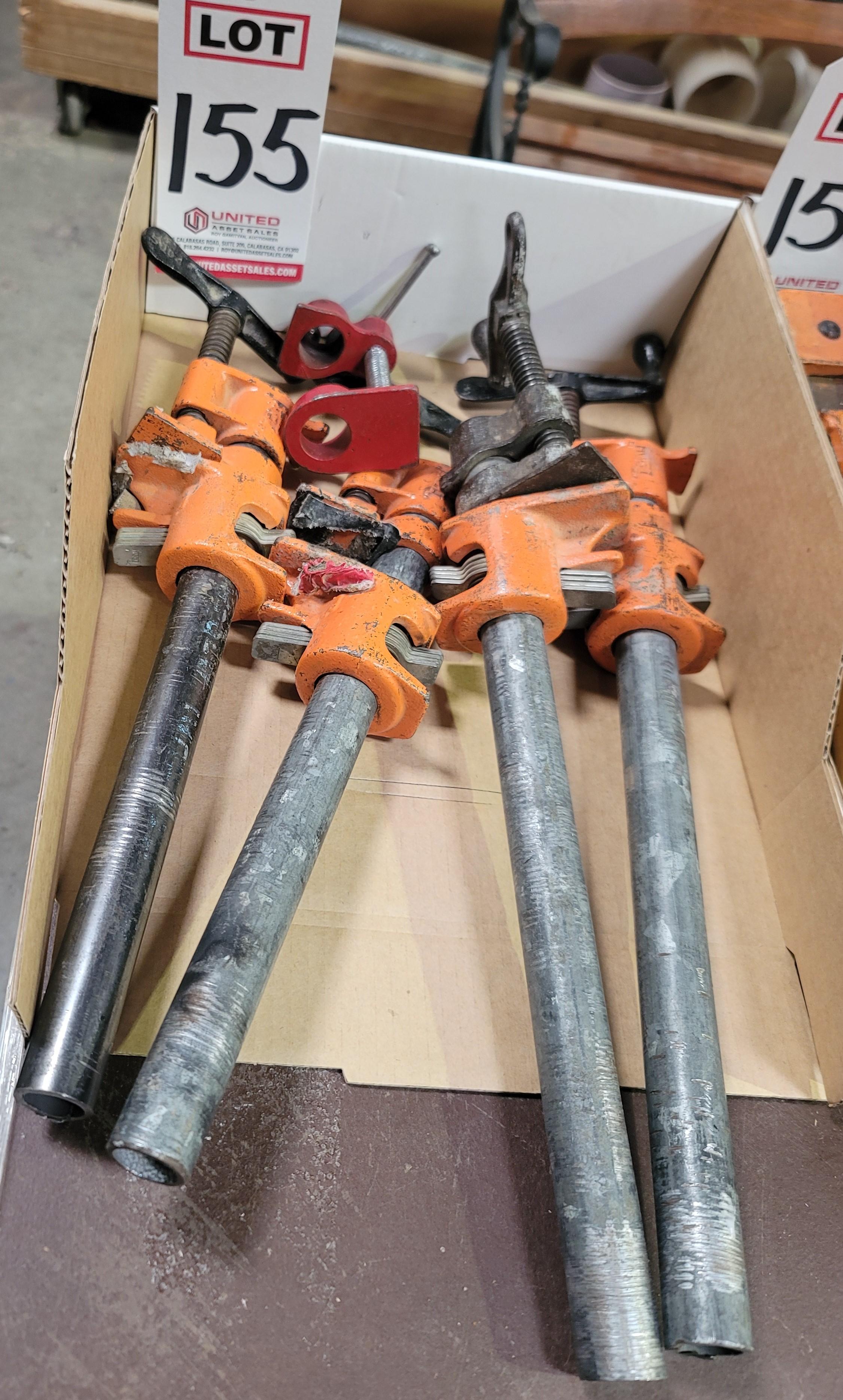 LOT - JORGENSEN PONY 1" PIPE CLAMPS-155