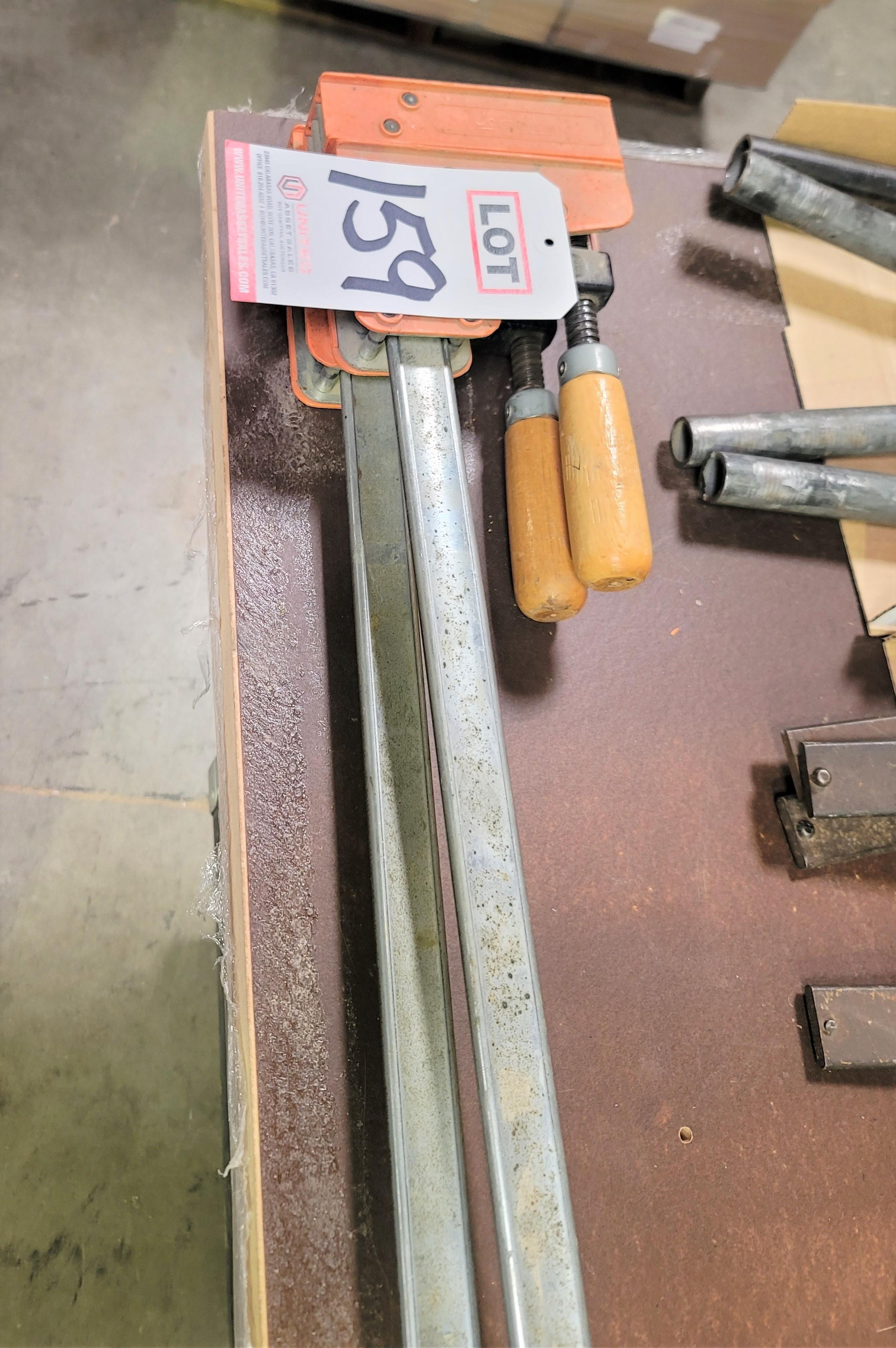 LOT - (2) 42" JORGENSEN BAR CLAMPS-159