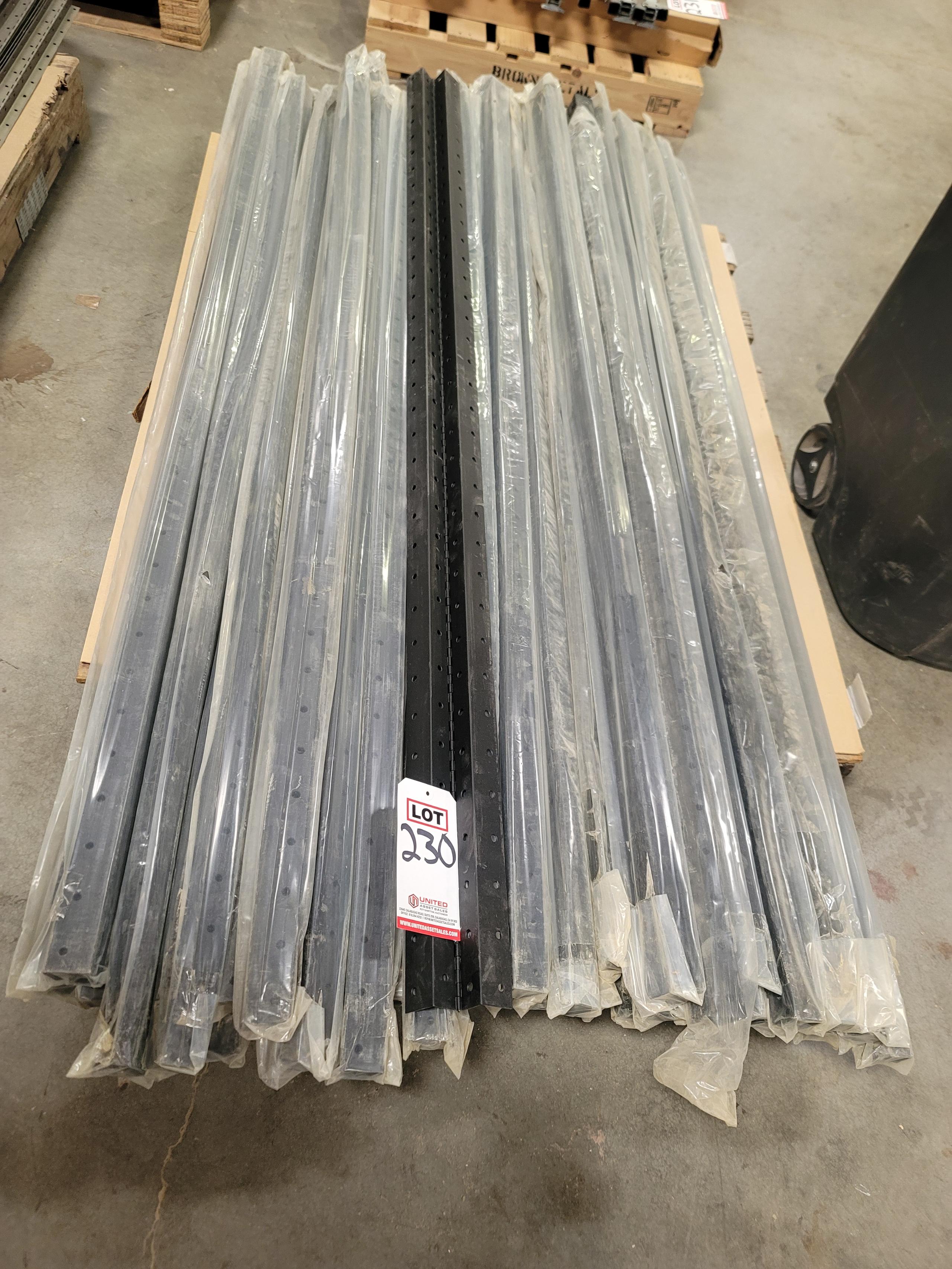 LOT - STEEL HINGES, 69" LENGTHS-230