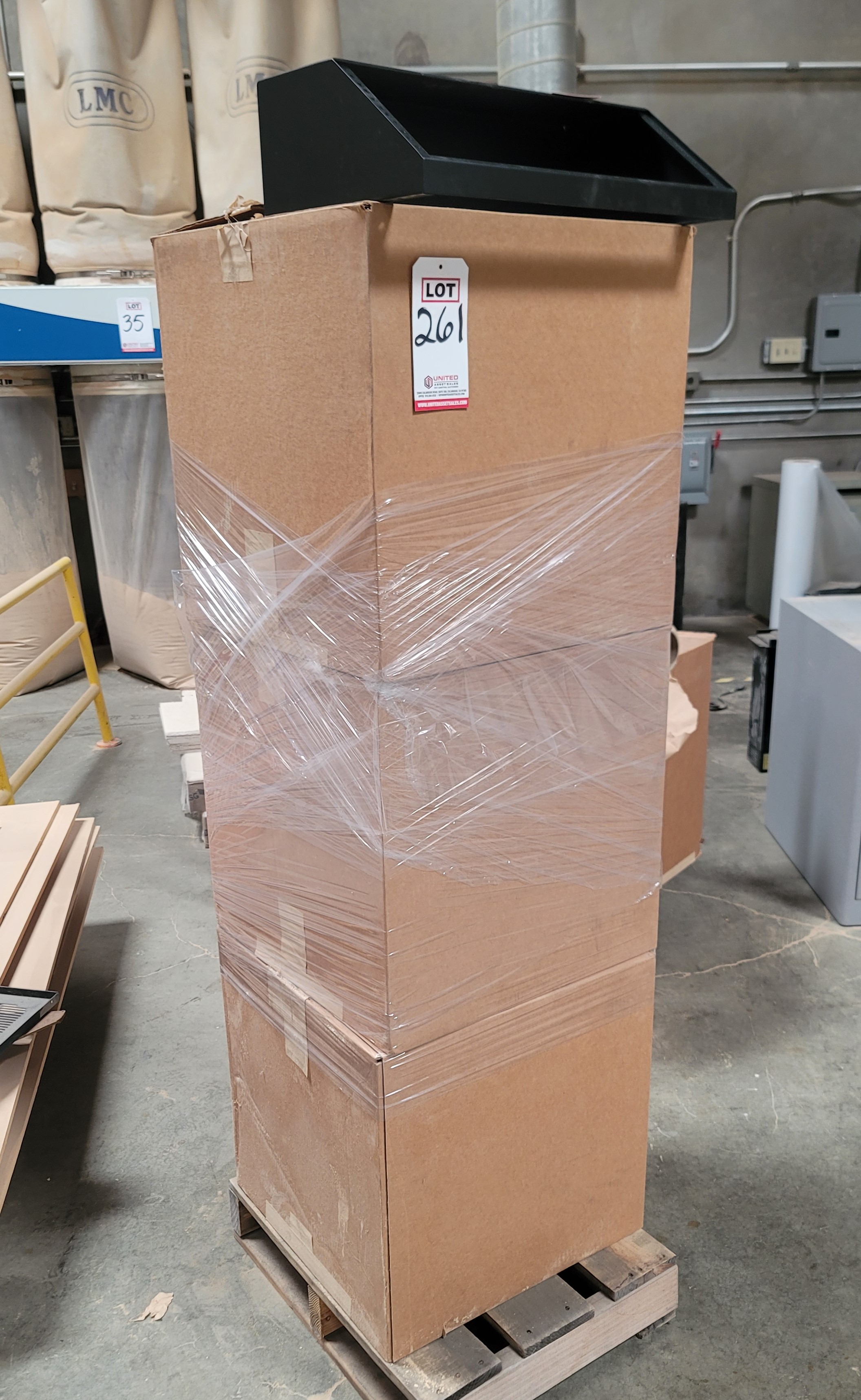 LOT - APPROX. (18) STEEL CONTROL CONSOLE SURROUNDS-261