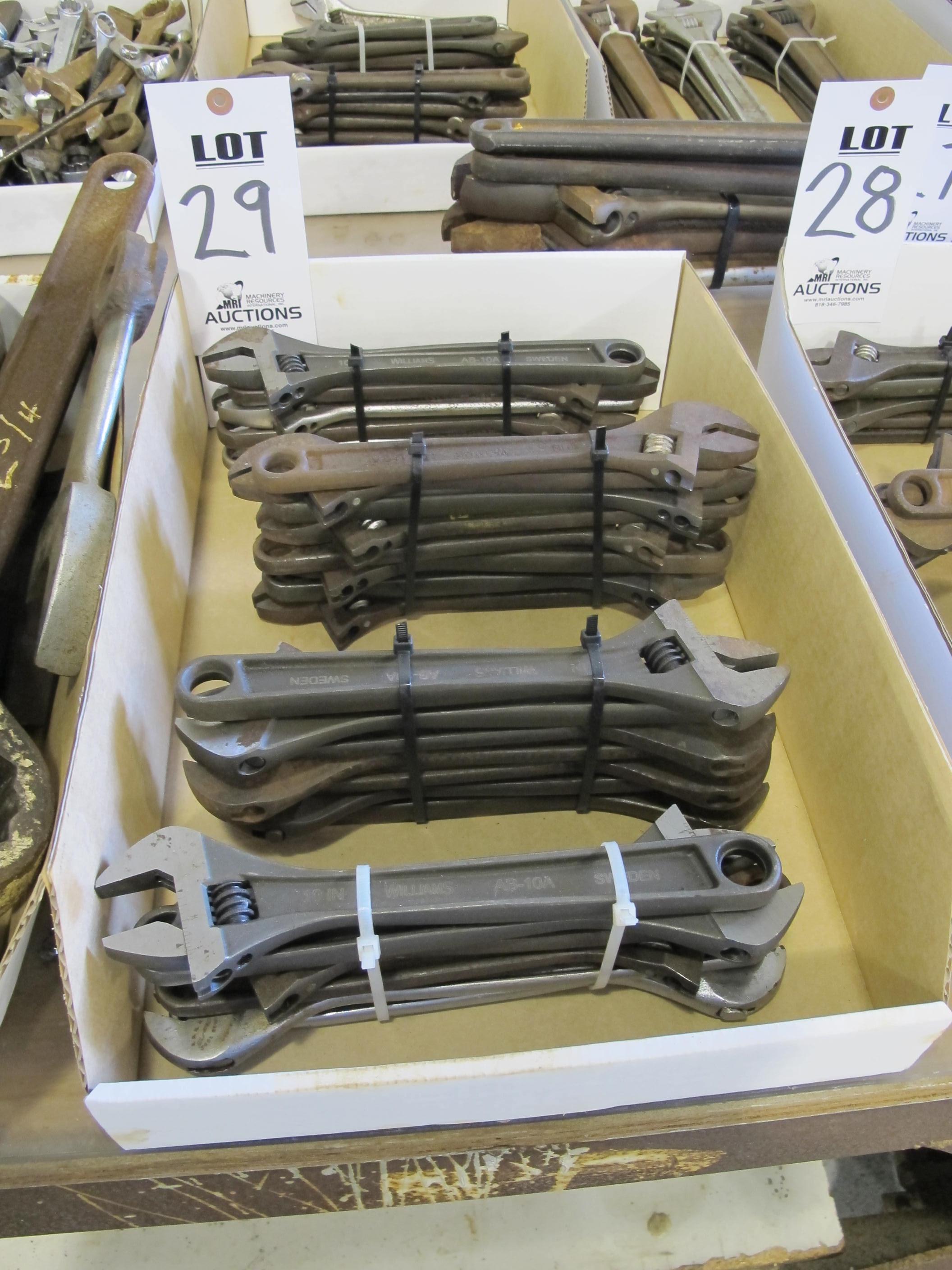 LOT ASSORTED WRENCHES (G-49) LOADING & HANDLING FEE $5-