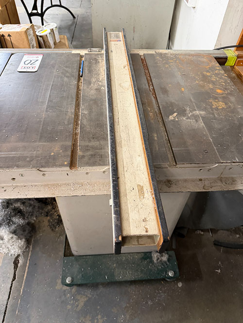 DELTA UNISAW 10" TABLE SAW, ON CASTERS-20