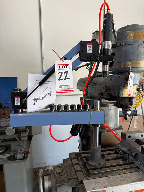 VEVOR PNEUMATIC TAPPING ARM, M3-M12 TAP COLLETS-22