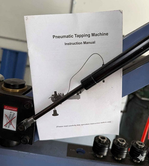 VEVOR PNEUMATIC TAPPING ARM, M3-M12 TAP COLLETS-22