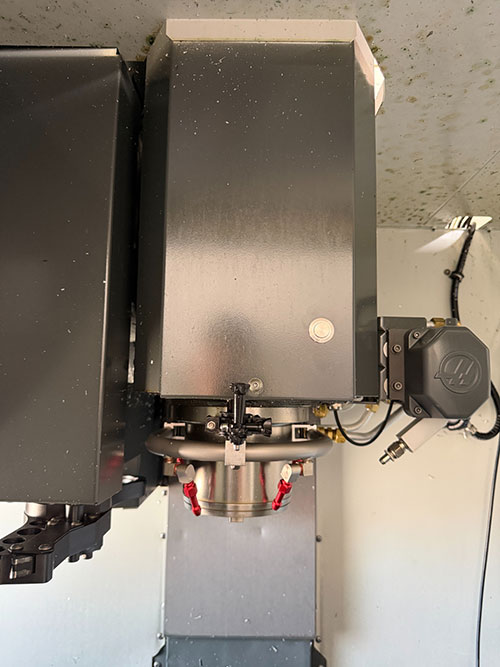 Haas-2022 HAAS DM-2 CNC VERTICAL DRILL/MILL MACHINING CENTER, MOLD MAKER, HAAS CNC CONTROL, TABLE: 34" X 15", XYZ TRAVELS: 28" X 16" X 15", CAT 40 TAPER, 15,000 RPM SPINDLE, SIDE MOUNT 18 ATC, 15 HP, THROUGH SPINDLE COOLANT, PROGRAMMABLE COOLANT NOZZLE, 32 GB EXPANDED MEMORY, WIRELESS INTUITIVE PROBING, TOOL AIR BLAST, CHIP CONVEYOR, 4TH AXIS READY, SUBPLATE, S/N 1197026-25