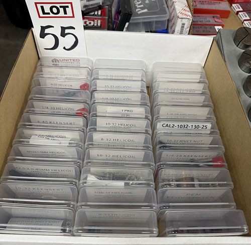 LOT - HELICOIL THREAD REPAIR INSERTS-55