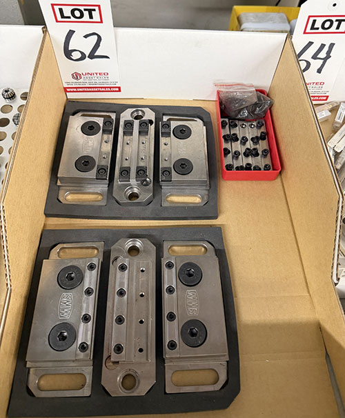 LOT - (2) SAUNDERS MACHINE WORKS (SMS) MODULAR VISE SYSTEM FOR CNC-62