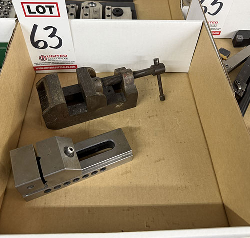 LOT - MACHINIST'S VISES: (1) 2" AND (1) 2-1/2"-63
