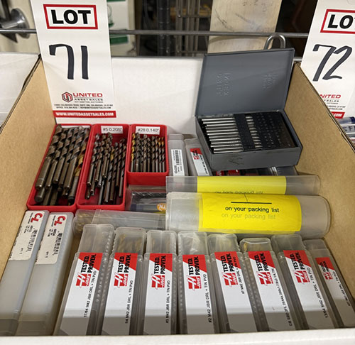 LOT - DRILLS AND INDEX OF DRILL BLANKS-71
