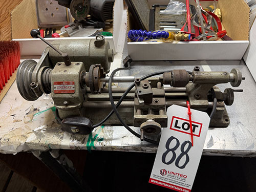 UNIMAT DB200 VINTAGE MINI JEWELER'S LATHE-88
