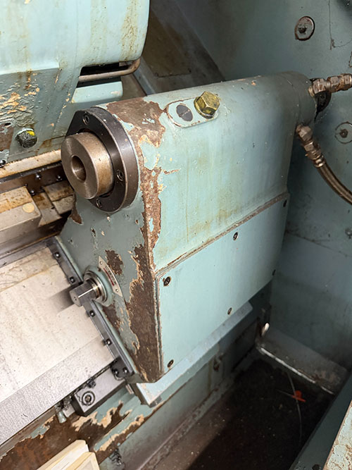 Mori Seiki-MORI SEIKI SL-1A CNC TURNING CENTER, YASNAC CNC CONTROL, 12-STATION TURRET, 6,000 RPM, MAX TURNING DIAMETER: 5.91", MAX TURNING LENGTH: 10.83", SWING OVER BED: 16.5", CHIP CONVEYOR, S/N 247-34B