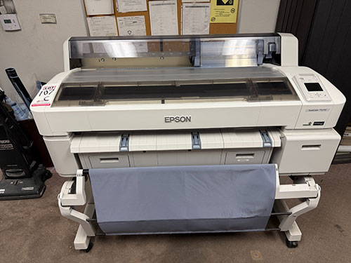 EPSON SURECOLOR T5270 36" LARGE-FORMAT COLOR INKJET PRINTER, MODEL K251A, S/N U88E003914-107C