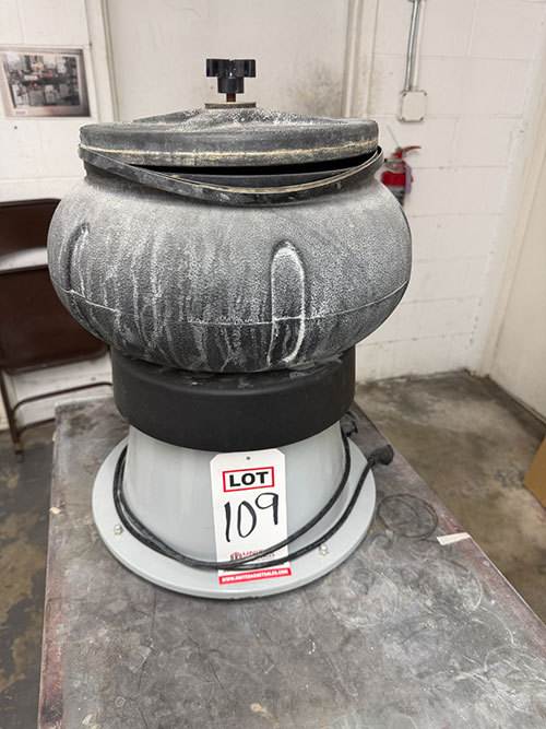 CHICAGO ELECTRIC VIBRATORY FINISHING BOWL, ITEM NO. 96923-109