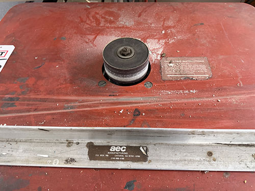 4" DRUM SANDING TABLE W/ FENCE, 1/4 HP, TABLE MEASURES 32" X 24", 35-1/2" TABLE HT-125