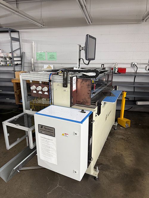 SPARTANICS ELECTRO-OPTICAL REGISTRATION SHEAR, MODEL M255, S/N M255*S/N119-154