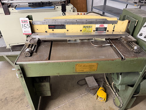 SPARTANICS ELECTRO-OPTICAL REGISTRATION SHEAR, MODEL WLIIIFG, S/N 267-155