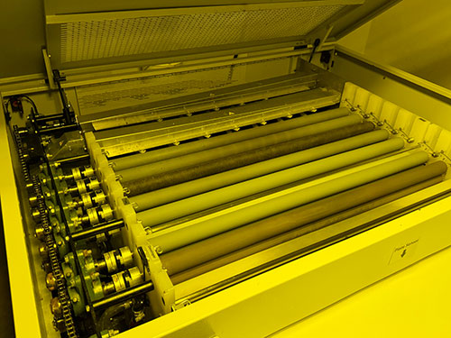 METALPHOTO PROCESSOR, DEVELOPS, FIXES AND RINSES PLATES, MODEL MP80, S/N 5070PRO21-173