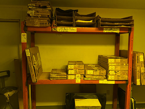WELDED SHELF UNIT, 75" X 25" X 76" HT, CONTENTS NOT INCLUDED-176