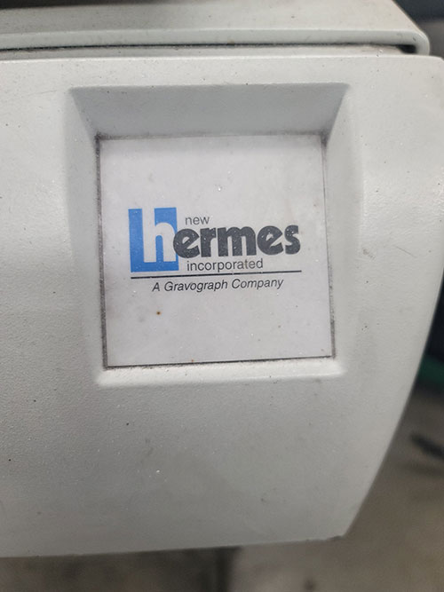 NEW HERMES ENGRAVOGRAPH, MODEL IS8000, S/N 190302/1199, (OUT OF SERVICE)-180