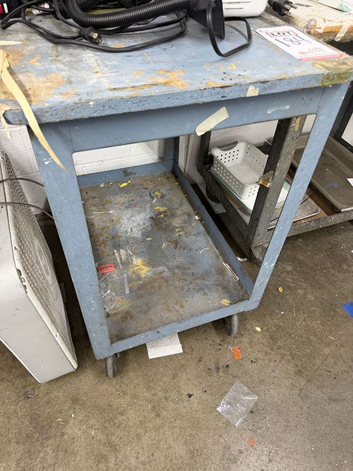 LOT - (2) SHOP CARTS, 21" X 32" EACH, CONTENTS NOT INCLUDED-184