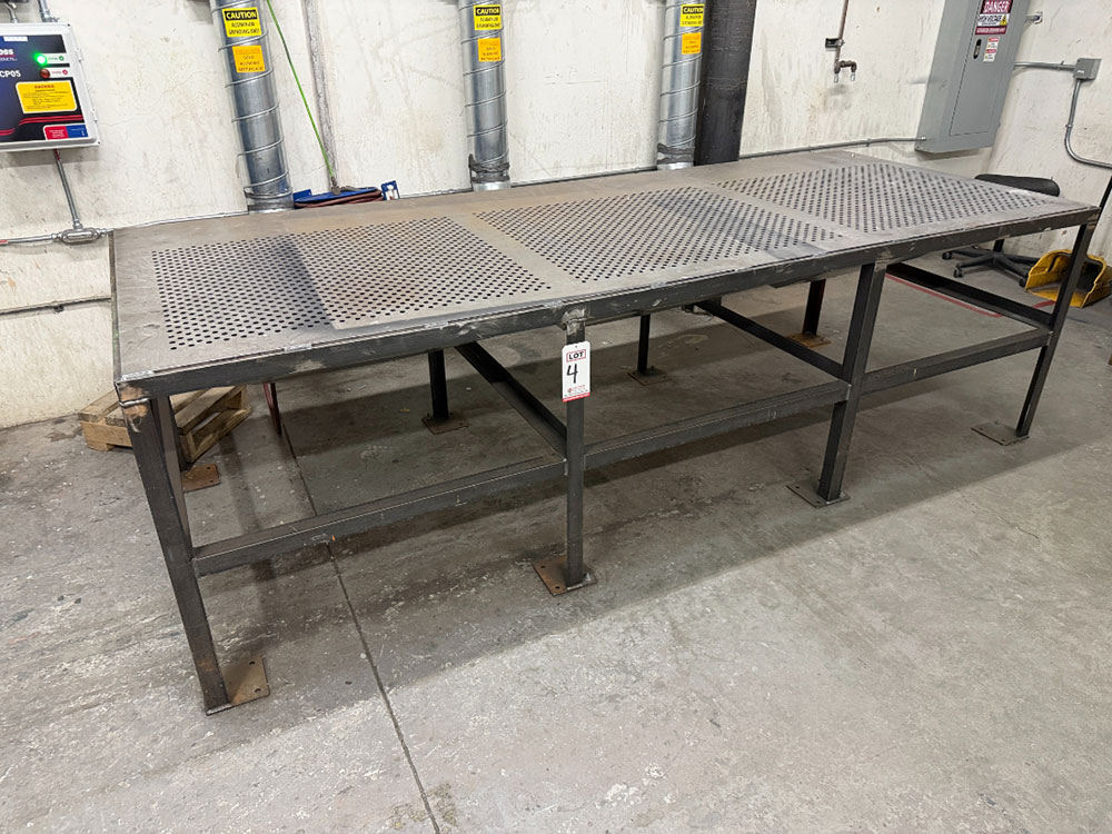 HEAVY DUTY DOWNDRAFT TABLE, 10' X 4' X 36" TOP HT-4