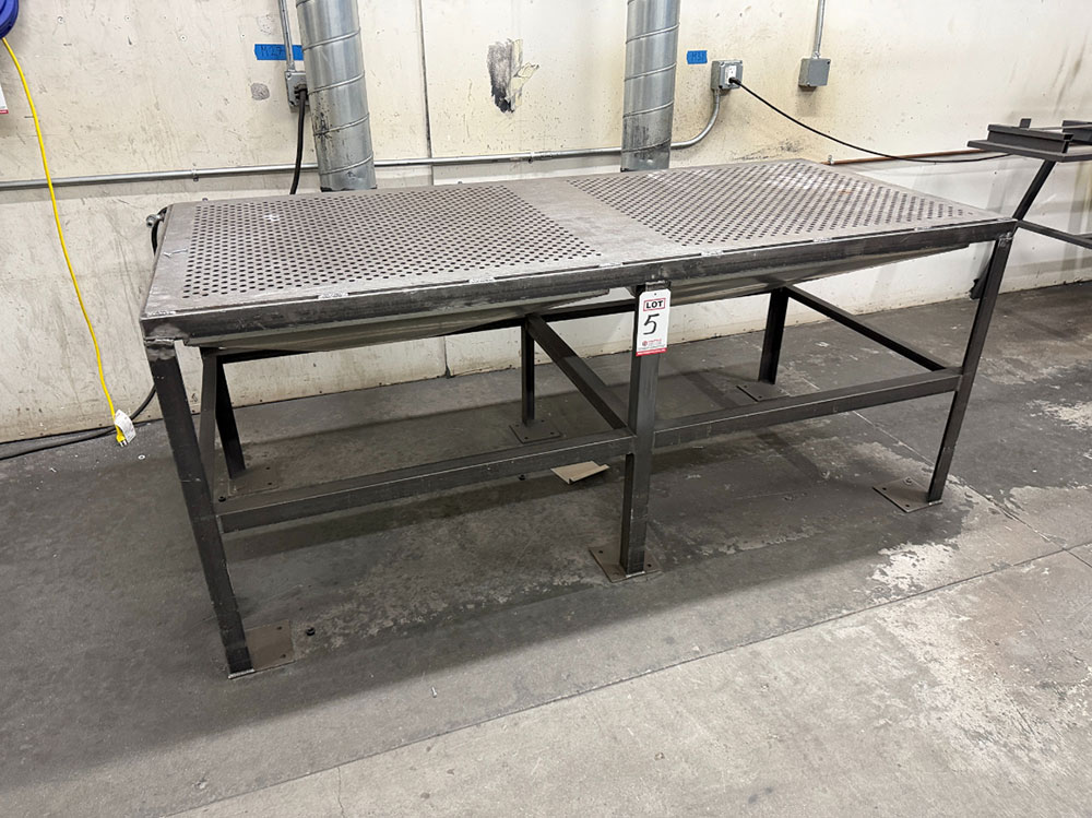HEAVY DUTY DOWNDRAFT TABLE, 7' X 3' X 36" TOP HT-5