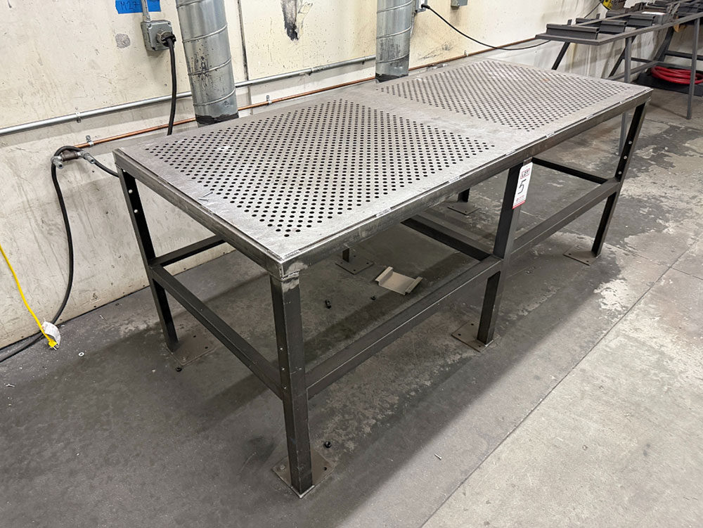 HEAVY DUTY DOWNDRAFT TABLE, 7' X 3' X 36" TOP HT-5