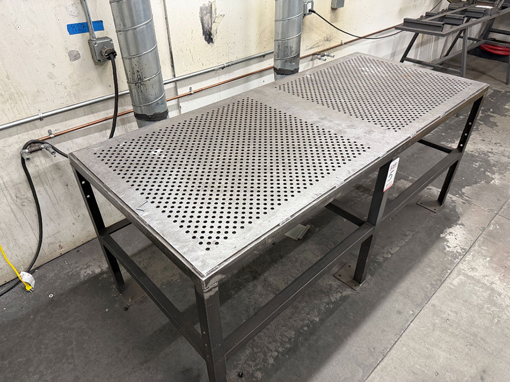 HEAVY DUTY DOWNDRAFT TABLE, 7' X 3' X 36" TOP HT-5