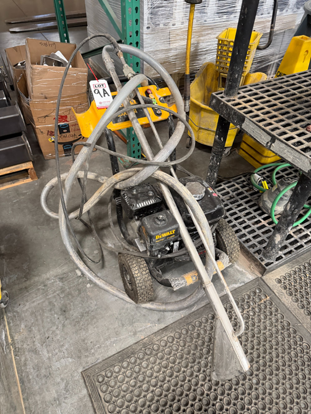 DEWALT GAS POWERED PRESSURE WASHER, MODEL DXPW61299, 3600 PSI, 2.5 GPM-9A