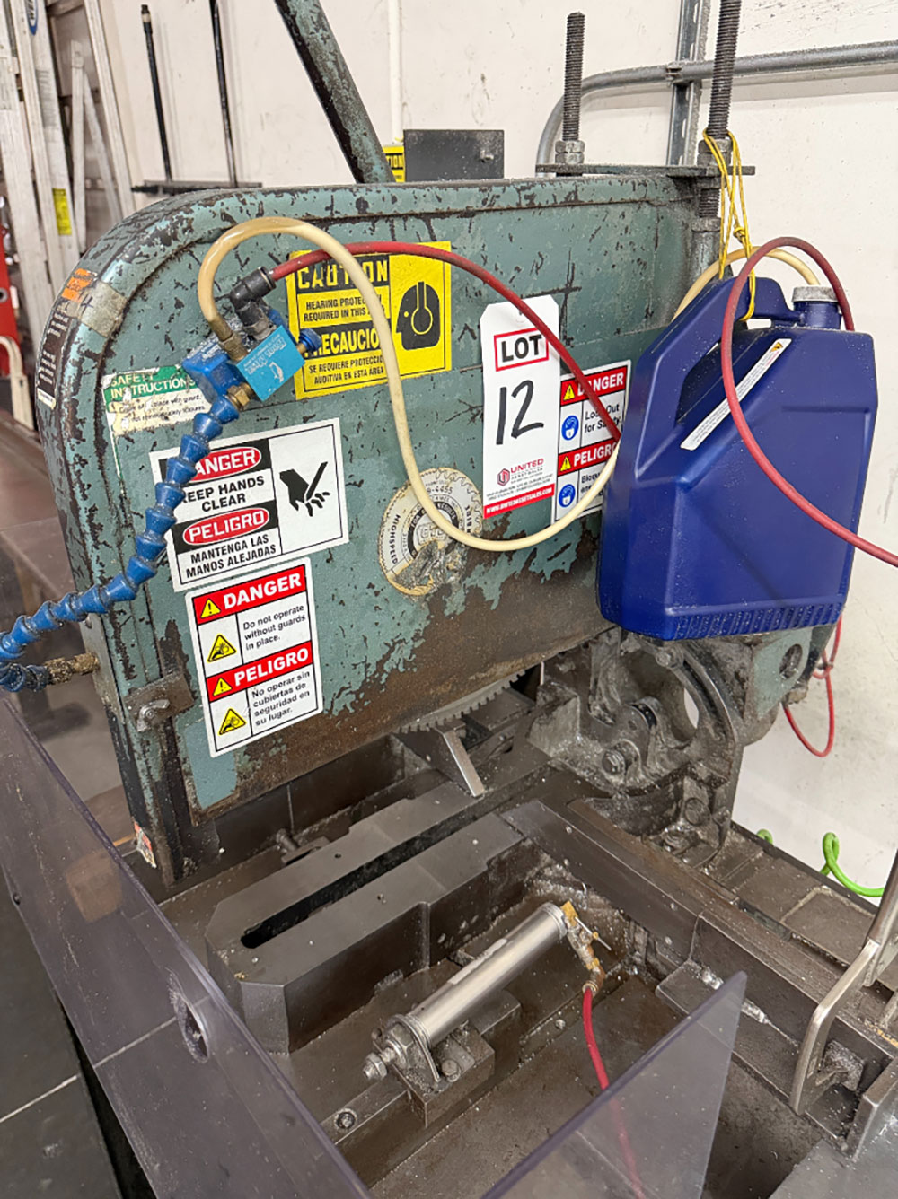 CTD 16" COMPOUND MITRE SAW, NO DATA TAG, 5 HP MOTOR-12
