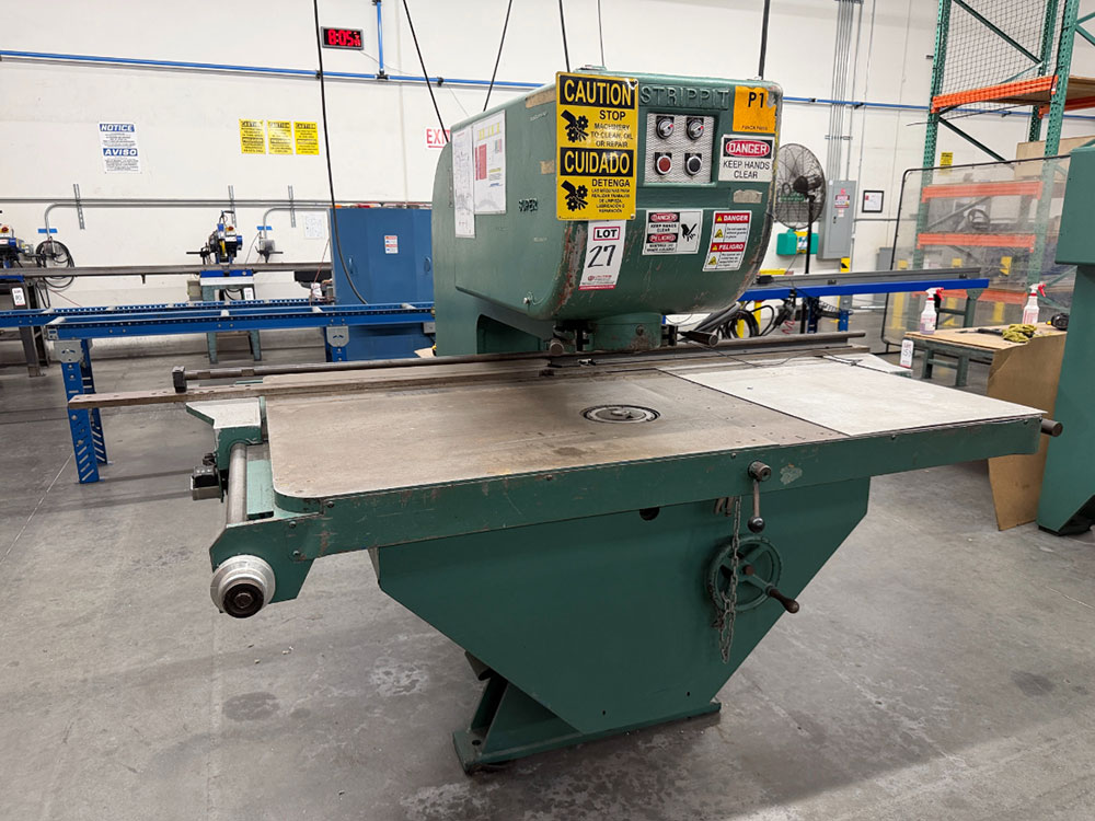 STRIPPIT SUPER 30 SINGLE-END PUNCH PRESS, S/N 29481463-27