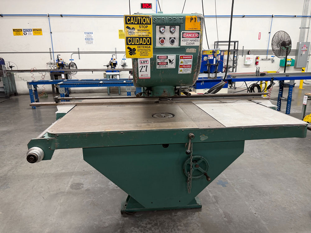 STRIPPIT SUPER 30 SINGLE-END PUNCH PRESS, S/N 29481463-27