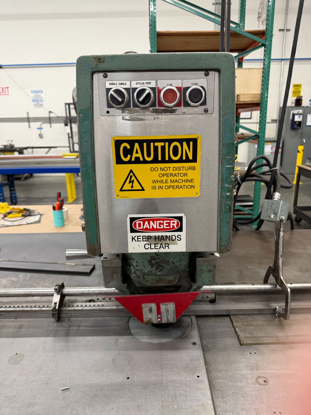 STRIPPIT SINGLE-END PUNCH PRESS, NO DATA PLATE-28
